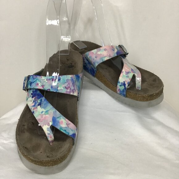 Mephisto Helen Sandals Blue Multicolour Size 36 (US 5) - Picture 1 of 13